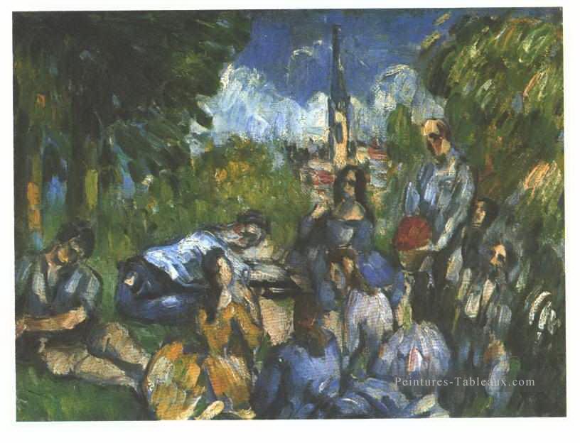Un déjeuner sur l’herbe Paul Cézanne Peintures à l'huile